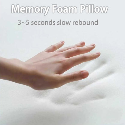 Cervical Pillow for Neck Pain Relief, Ergonomic Hollow Design, Odorless Memory Foam Pillow for Sleeping, Orthopedic Contour Neck Support Pillows with Additional Pillowcase, Gray